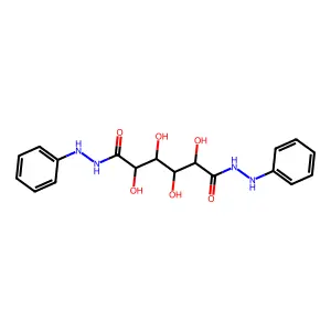 2,3,4,5-tetrahydroxy-1-N',6-N'-diphenylhexanedihydrazide structure