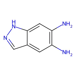 1H-吲唑-5,6-二胺 structure