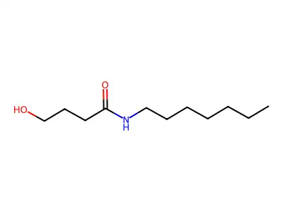 N1-heptyl-4-hydroxybutanamide structure