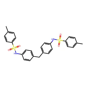Benzenesulfonamide, N,N'-(methylenedi-4,1-phenylene)bis[4-methyl- structure