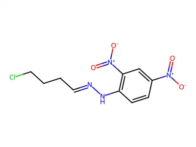 N-(4-chlorobutylideneamino)-2,4-dinitroaniline structure