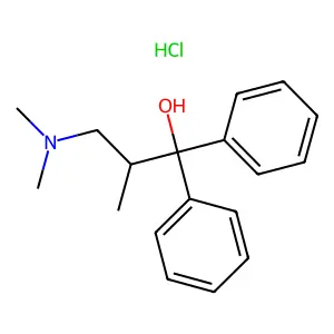 Benzhydrol, hydrochloride structure