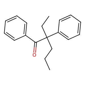 2-Ethyl-1,2-diphenylpentan-1-one structure