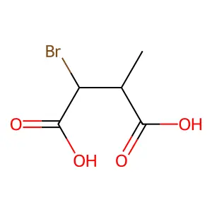 2-Bromo-3-methylsuccinic acid structure