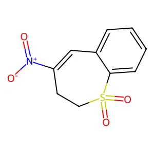 4-Nitro-2,3-dihydro-1H-1lambda~6~-benzothiepine-1,1-dione structure