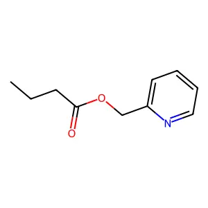 2-Pyridinylmethyl butyrate structure