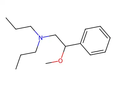 N-(2-Methoxy-2-phenylethyl)-N-propylpropan-1-amine structure