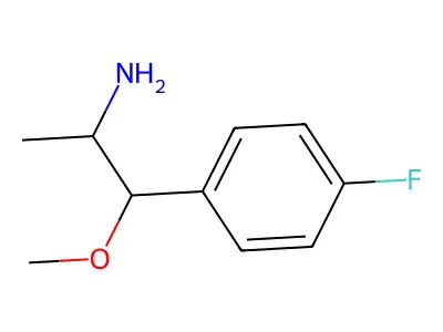 1-(4-Fluorophenyl)-1-methoxypropan-2-amine structure