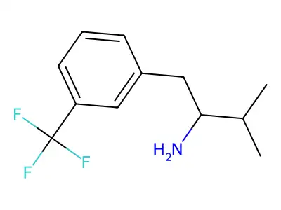 Phenethylamine, alpha-isopropyl-m-trifluoromethyl- structure