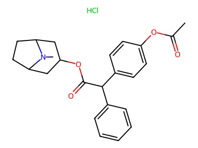 Acetoxytropacin, hydrochloride structure
