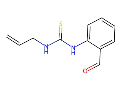 Urea, 1-allyl-3-(2-formylphenyl)-2-thio- structure