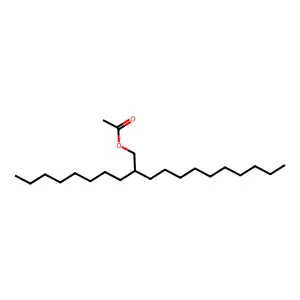 1-Dodecanol, 2-octyl-, 1-acetate structure