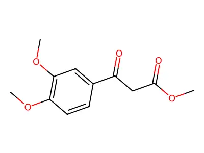 Methyl 3-(3,4-dimethoxyphenyl)-3-oxopropanoate structure