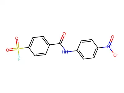 4-(N-(4-Nitrophenyl)carbamoyl)benzenesulfonyl fluoride structure