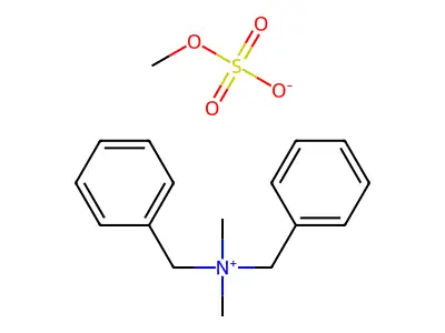 Dibenzyldimethylammonium methyl sulphate structure