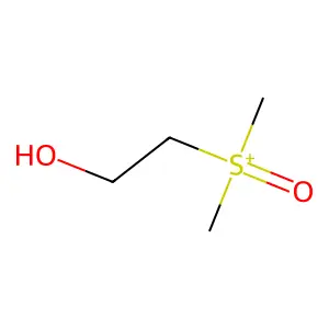2-Hydroxyethyl-dimethylsulfoxonium structure