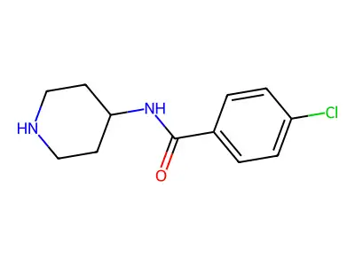 4-Chloro-N-piperidin-4-yl-benzamide structure
