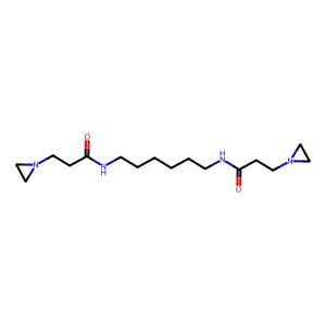 1-Aziridinepropionamide, N,N'-hexamethylenebis-, (crude product) structure