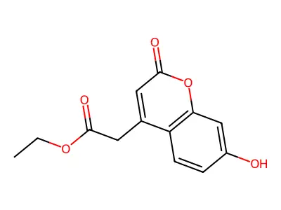 2H-1-Benzopyran-4-acetic acid, 7-hydroxy-2-oxo-, ethyl ester structure