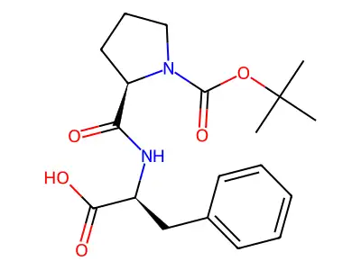 BOC-PRO-PHE-OH structure