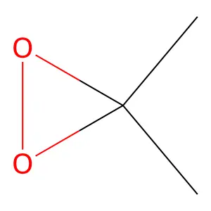二甲基过氧化酮 structure