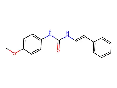 3-(4-Methoxyphenyl)-1-(2-phenylethenyl)urea structure