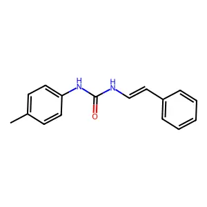 N-(4-Methylphenyl)-N'-(2-phenylethenyl)urea structure