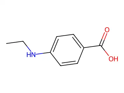 4-(Ethylamino)benzoic acid structure