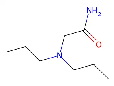 Acetamide, 2-(dipropylamino)- structure