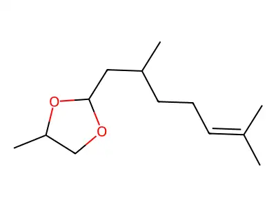 1,3-Dioxolane, 2-(2,6-dimethyl-5-heptenyl)-4-methyl- structure
