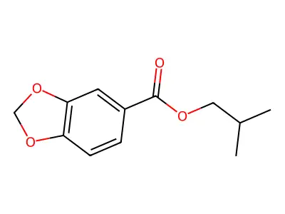 Isobutyl piperonylate structure
