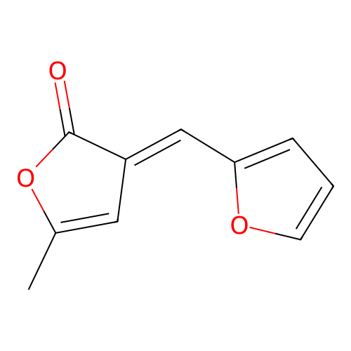 (E)-3-(furan-2-ylmethylene)-5-methylfuran-2(3H)-one structure