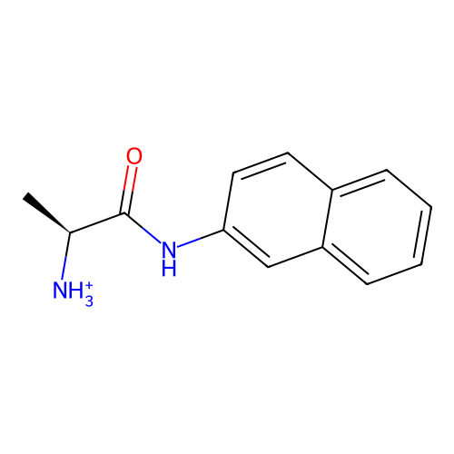 1-Hydroxy-1-[(naphthalen-2-yl)imino]propan-2-aminium structure