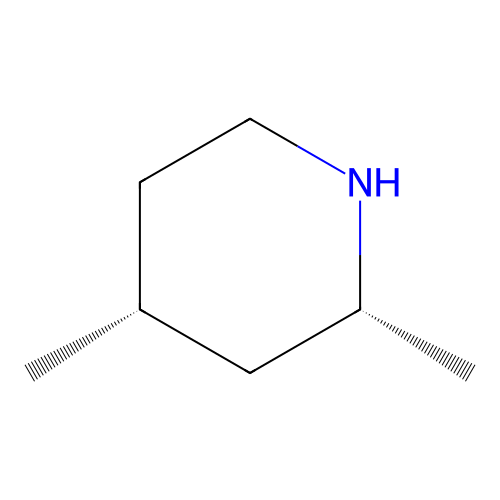 (2R,4R)-2,4-dimethylpiperidine structure
