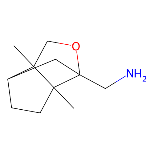 (6,7-Dimethyl-4-oxatricyclo[4.3.0.0~3,7~]non-3-yl)methanamine structure