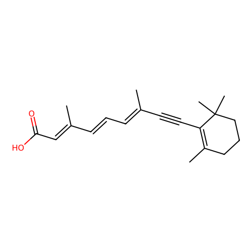 7,8-Dehydroretinoic acid, all trans- structure
