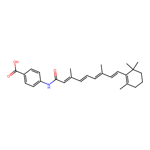 4-((15-Oxoretin-15-yl)amino)benzoic acid structure