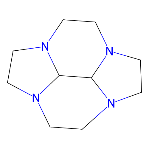 cis-Decahydro-2a,4a,6a,8a-tetraazacyclopent[fg]acenaphthylene structure