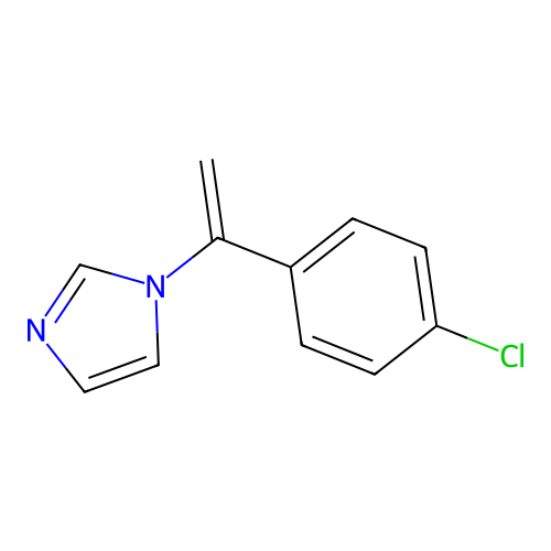 1H-Imidazole, 1-[1-(4-chlorophenyl)ethenyl]- structure