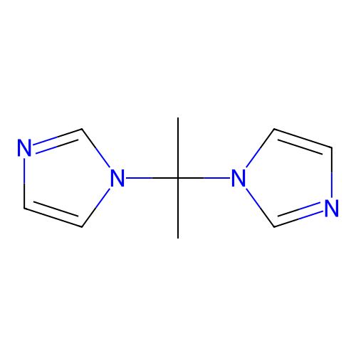 1-(1-Imidazol-1-yl-1-methyl-ethyl)imidazole structure