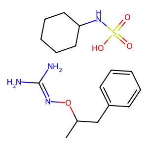 Guanidine, ((alpha-methylphenethyl)oxy)-, cyclohexanesulfamate structure