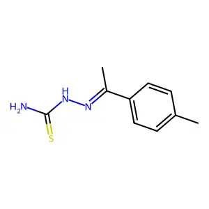 p-Methylacetophenone thiosemicarbazone structure