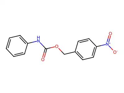 4-Nitrobenzyl carbanilate structure