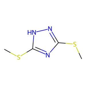 3,5-bis(methylsulfanyl)-1H-1,2,4-triazole structure