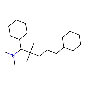 alpha-Cyclohexyl-N,N,beta,beta-tetramethylcyclohexanepentanamine structure