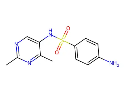 Benzenesulfonamide, 4-amino-N-(2,4-dimethyl-5-PY structure