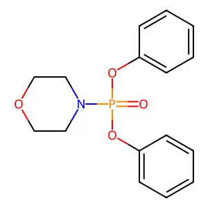 吗啉代膦酸二苯酯 structure