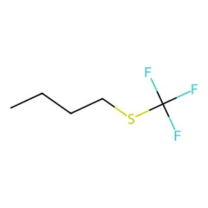 Butane, 1-[(trifluoromethyl)thio]- structure