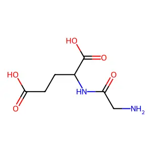 甘氨酰-L-谷氨酸 structure