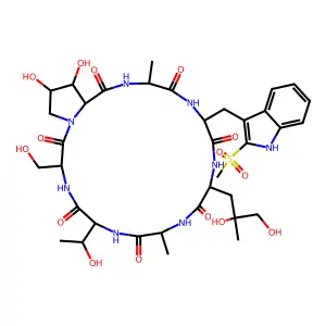 LA-Viroidin structure
